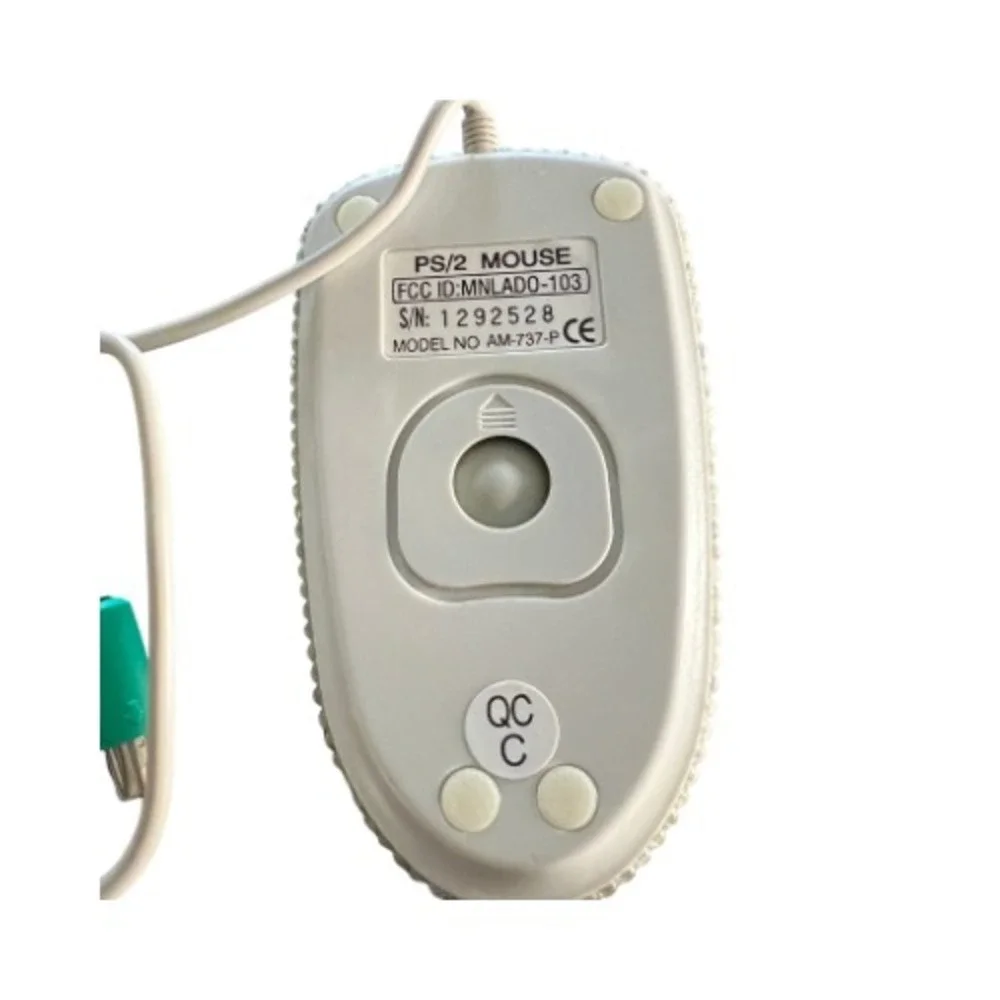 Microsoft Serial-PS/2 Compatible Mouse‎ 2-Button 1292528, AM-737-P-Vintage